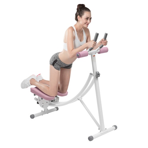 Foldable AB Machine AB Cruncher Abdominal Workout Sit Up Bench