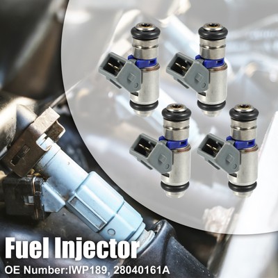 4 Pcs IWP006 198499 Fuel Injector for Citroen Saxo Hatchback 1.6L 1996-2004