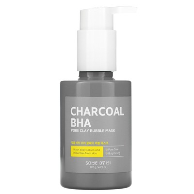 Charcoal BHA, косметическая маска Pore Clay Bubble, 4,23 унции (120 г)