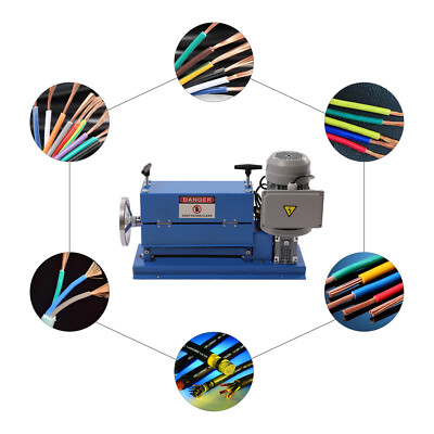 Electric Wire Stripping Machine Automatic Motorized Cable Stripper for Recycling