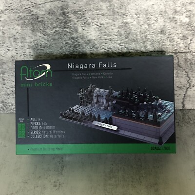 Niagara Falls The Atom Brick Premium Building Model Construction Mini Block Kit