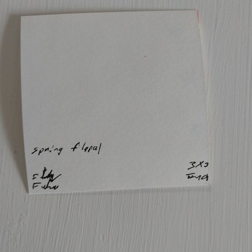 3x3 Inch Acrylic Painting Watercolor Paper Original Art Title Spring Floral A1