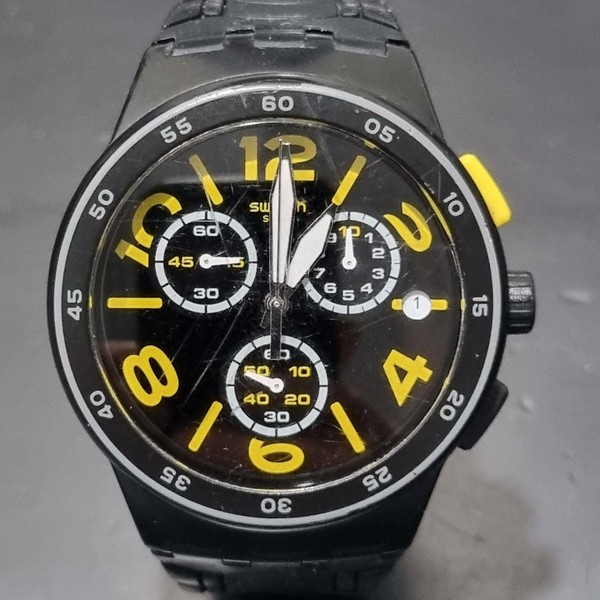 Swatch Men\u0026#39;s Pneumatic SUSB412 Black Silicone Quartz Fashion Watch |  Watches | Gumtree Australia Brisbane North West - Keperra | 1294615956
