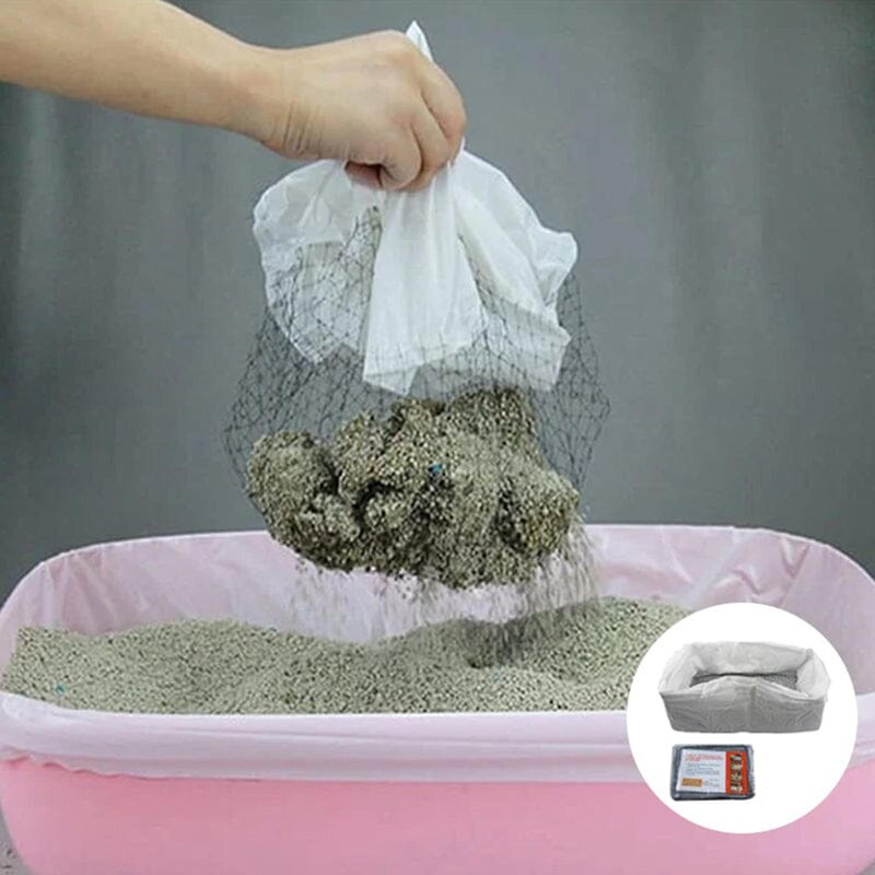 Liners Cat Pan Bags With Filter Net
