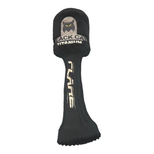 Lynx Black Cat Flare Titanium Fairway Wood Headcover Golf Head Cover Black