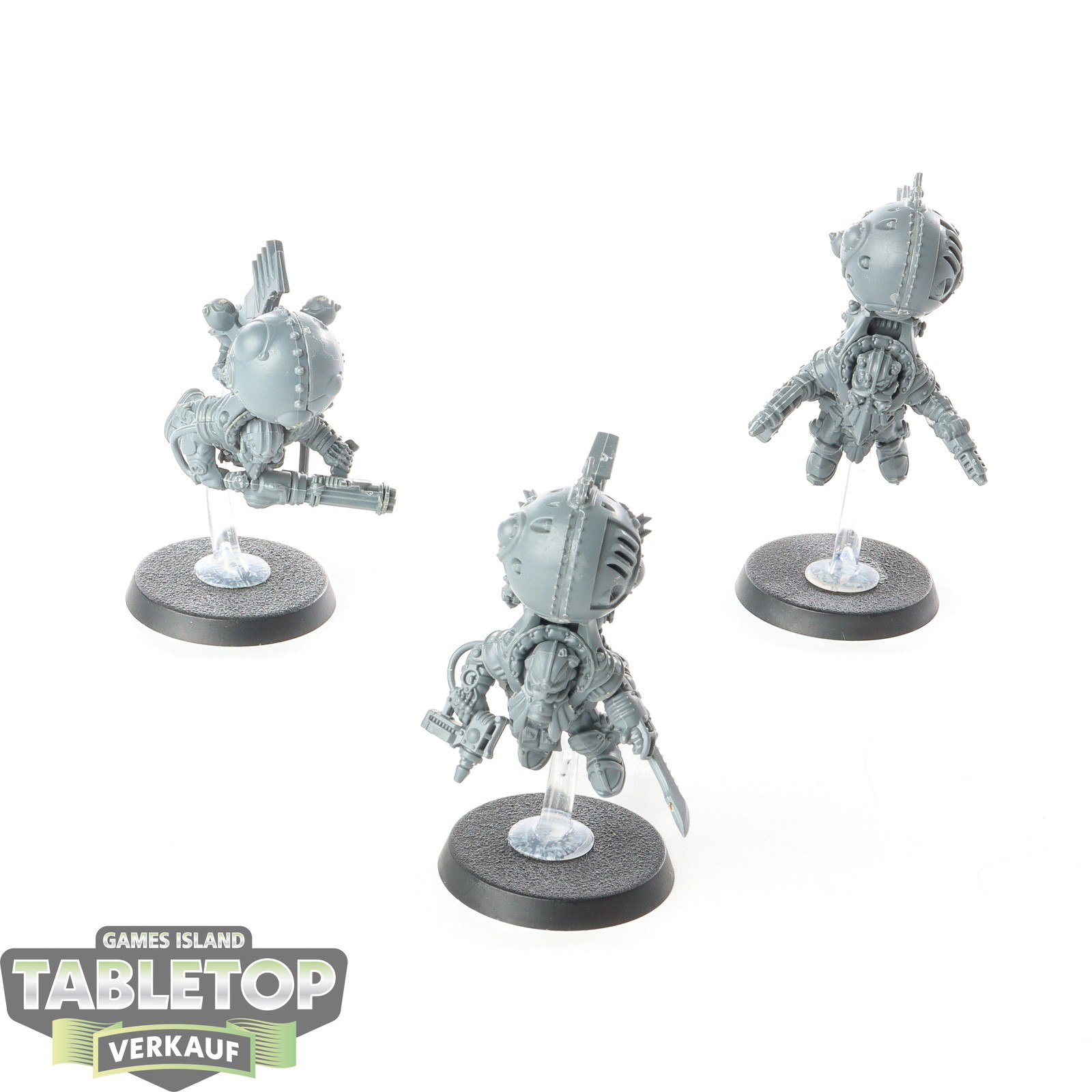 Kharadron Overlords - 3 x Endrinriggers - unbemalt
