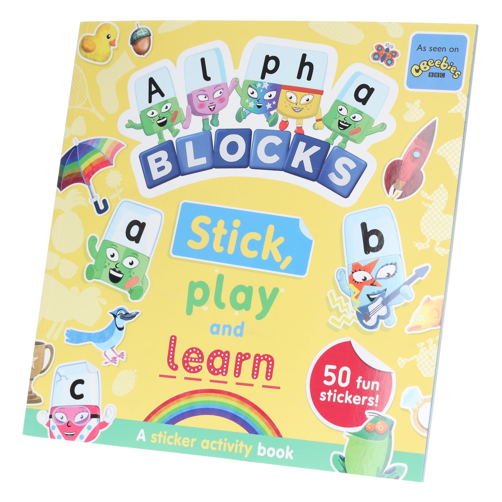 Alphablocks Stick, Play and Learn by Sweet Cherry Publishing - Ages 3-6 - PB