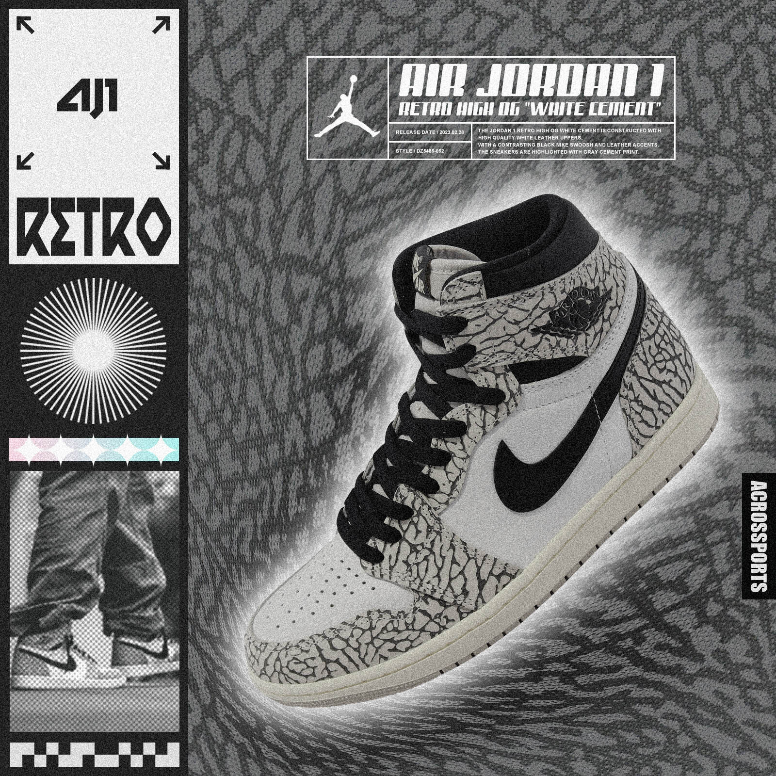 jordan air jordan 1 retro high og white