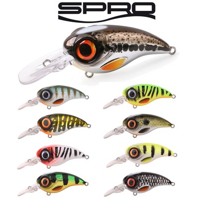 Spro Fat Iris 60 CR Hardlure | 6cm 18g | Crankbait Hecht Wobbler 3m Lauftiefe