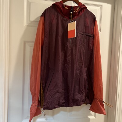 NWT Lululemon Break New Ground 1/2 Zip Roksanda Garnet Rustic Coral Caliente  L