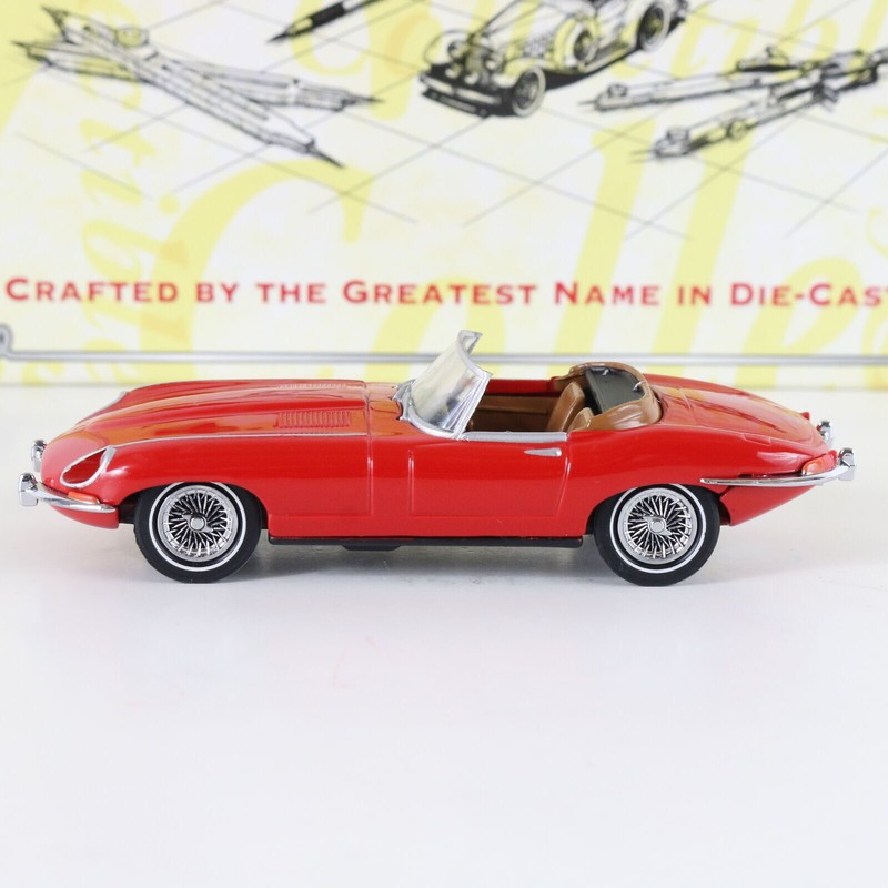 1967 Jaguar E Type Red British Sports Car Matchbox 1:43 Dybo2-m