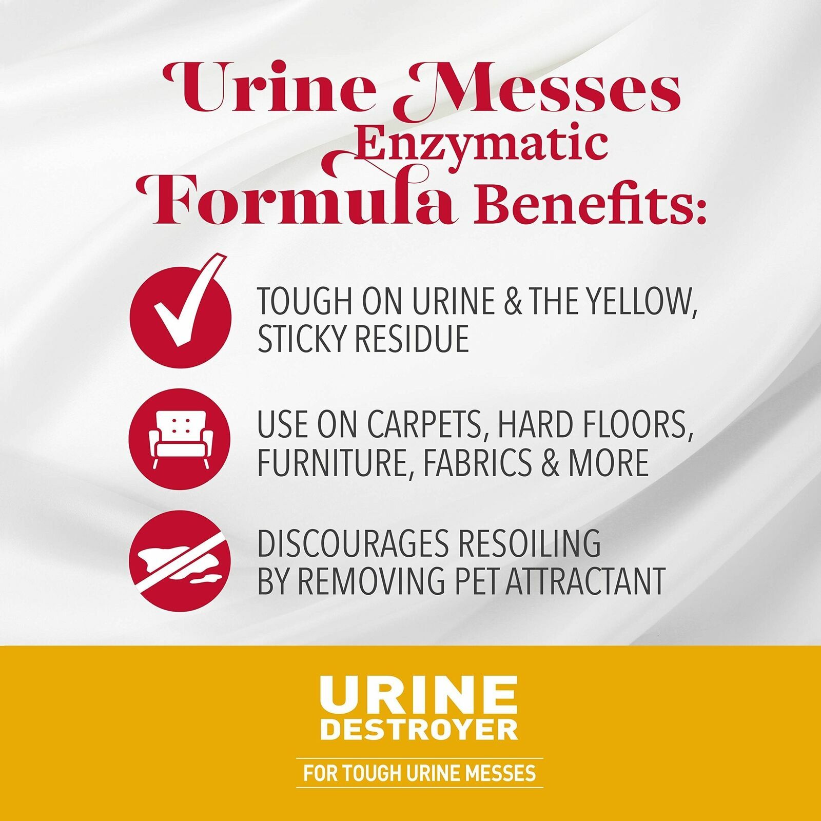 Nature's Miracle Just for Cats Urine Destroyer, Urine Enzymatic Formula, For ...