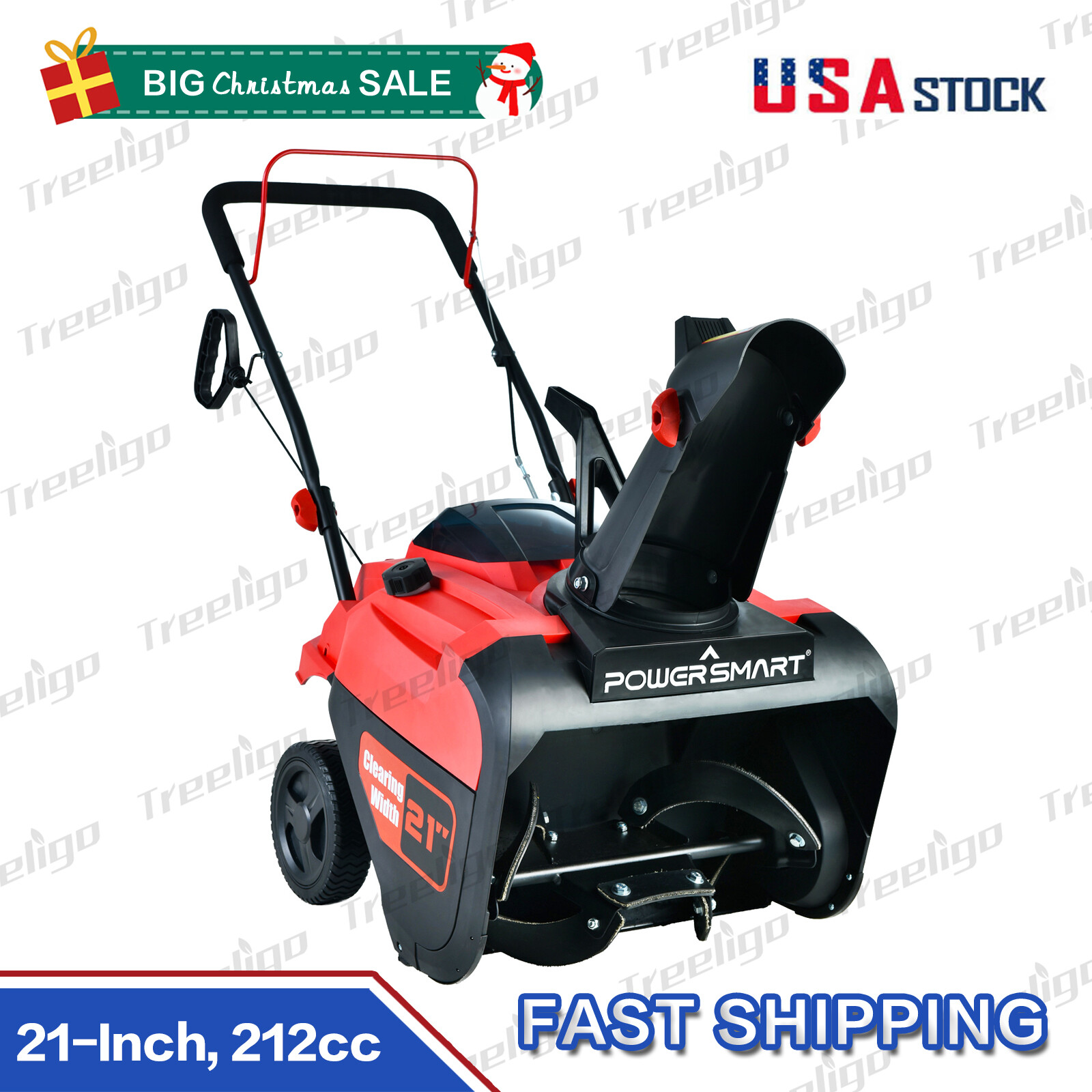 Gas Powered Powersmart Snow Blower