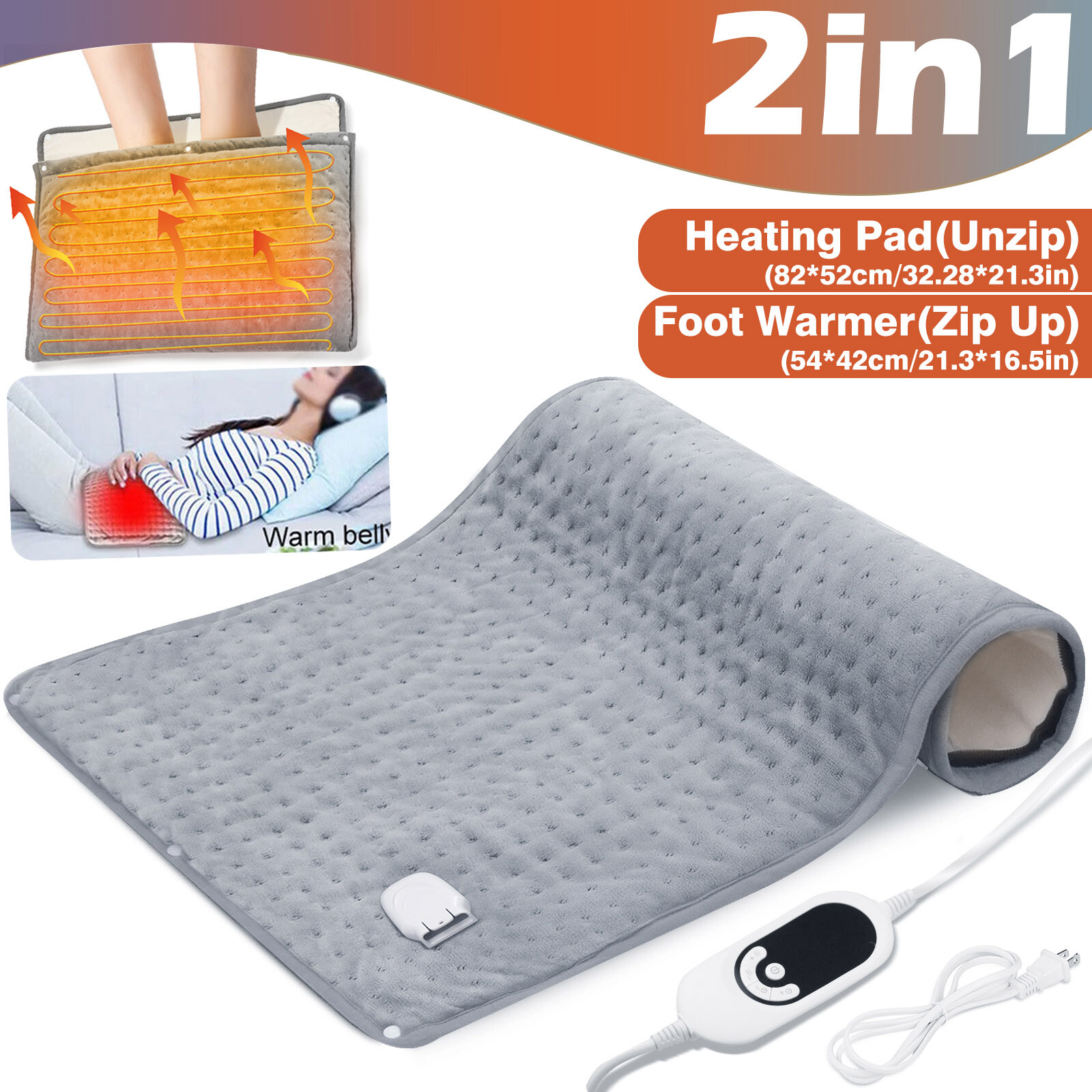 For Foot Back W/ 6 Temperature Set