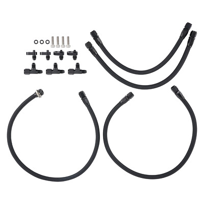 4AN Steam Vent Hose Kit For 4AN Anodized Aluminum Steam Vents with Hardware Hose