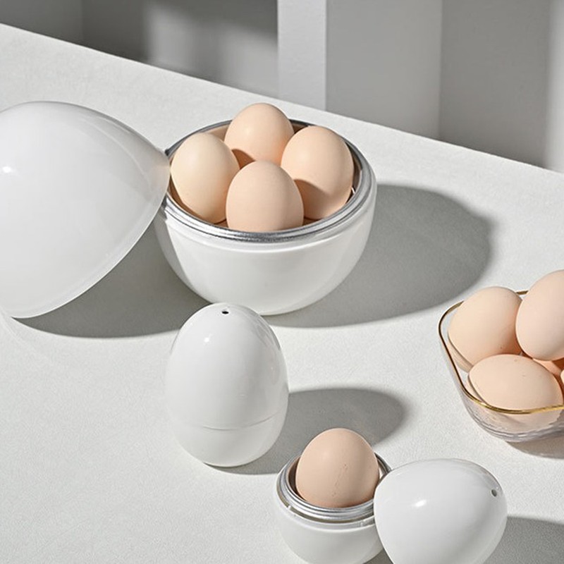 Safe Microwave Egg Boiler Cooker Ball Shape Steamer Kitchen Cook Tool