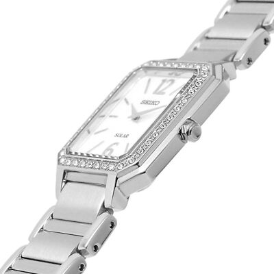 Pre-owned Seiko Silver Womens Analogue Watch Sup465p1