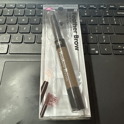 1 Physicians Formula Eye Booster Feather Brow Fiber & Highlighter Duo, Brunette