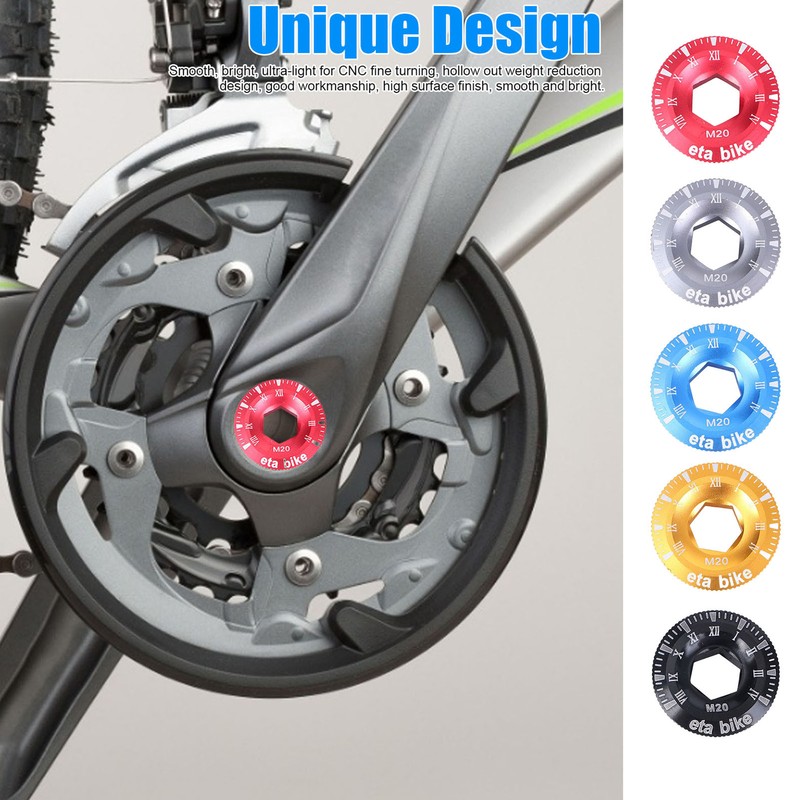 2pcs Crank Fixing Bolt Screw For MTB M18 M20 Crankscrews for On.e Piece Discs