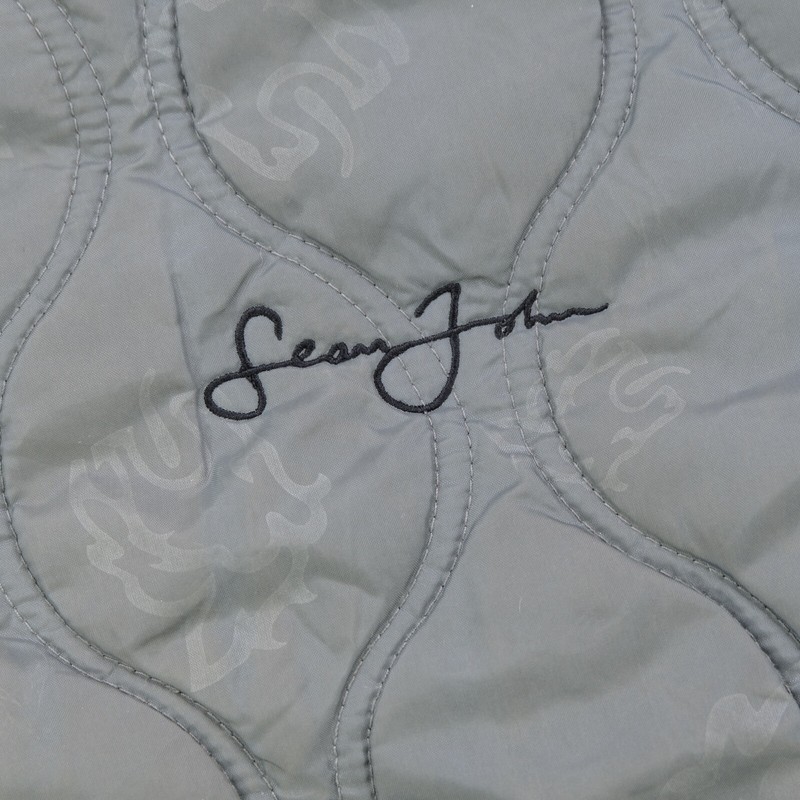 Rare VTG SEAN JOHN Quilted Reversible Full Zip Bomber Jacket 90s