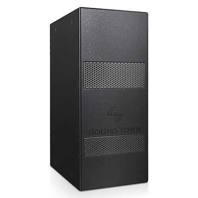 Sound Town Dual 8'' IP55 Weather-Resistant Sub, Folded Horn Design (TITAN-S28B)
