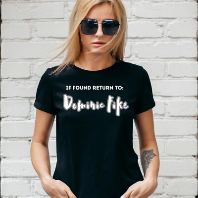 IF FOUND RETURN TO JEFF GOLDBLUM T-SHIRT, THE FLY, Unisex and Lady Fit