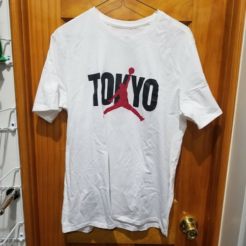 New Jordan Mens Tokyo Japan White Exclusive T-Shirt Sz L New Jordan Mens Tokyo Japan White Exclusive T-Shirt Sz L