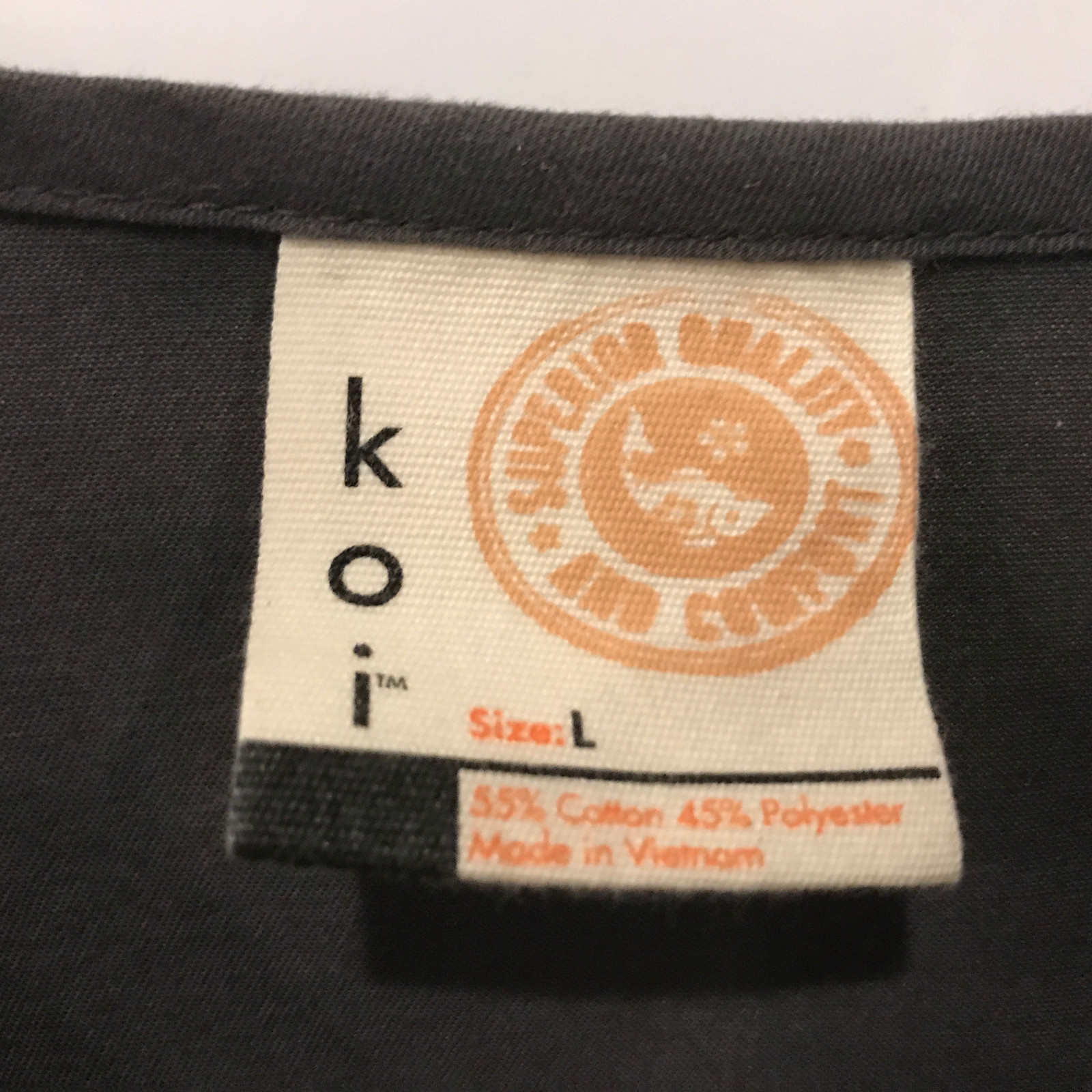 KOI MEN'S ALEX TIGER RARE HARD TO FIND SCRUB TOP SCRUBS LARGE