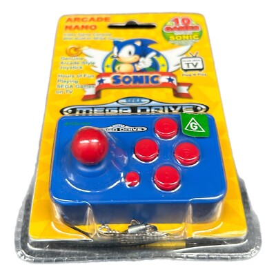Sega Mega Drive Genesis Arcade Nano Sonic VideoGame Console 10 Games TV 