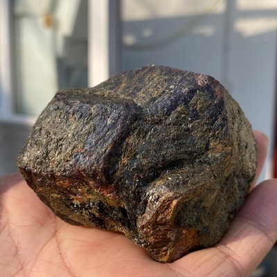 479g Large Red Garnet Crystal Gemstone Particle Rough Mineral Specimen Laos