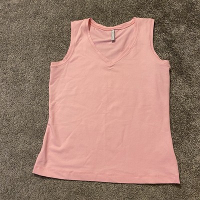 City Tech Top Women s L Pink Athletic Active Stretch Sleeveless Workout Gym NWT