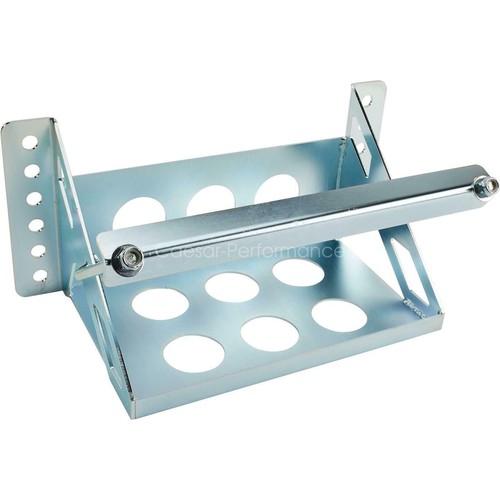 Steel Bolt-In Battery Mounting Box Tray Universal Fit-14.3" Overall Hold Down