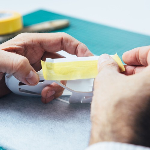 Ivory General Purpose Masking Tape 1/2" x 60 Yards 4.3 Mil Premium Tape 72 Rolls