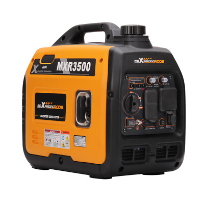 Portable Silent Generator Gasoline Power Station 3500W Max 3000W home backup