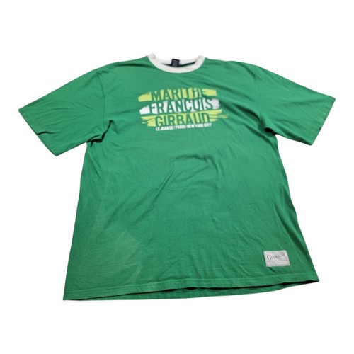 Y2K Marithe Francois Girbaud Shirt Adult 2XL Green S/S