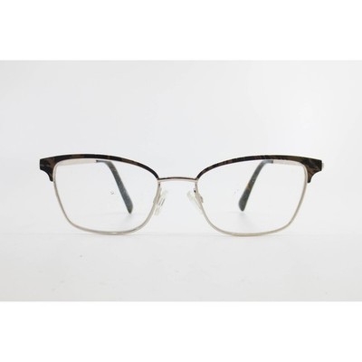 Salsa SA 20213 Brown Gold Tortoise Rectangular Eyeglasses Frames 52-17-135