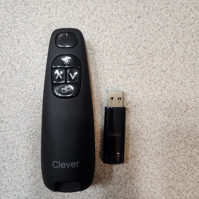 Clever Wireless Presenter Remote Control  Presentation Wireless Presenter laser