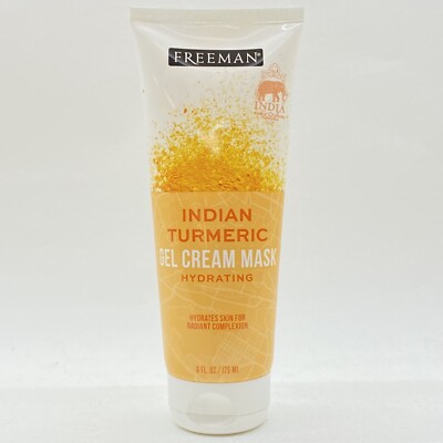 Freeman Beauty, Indian Turmeric Gel Cream Beauty Mask, 6 fl oz (175 ml)