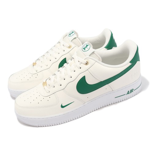 

Мужские повседневные кроссовки Nike Air Force 1 07 LV8 40th Anniversary Sail Malachite DQ7658-101, Цвет слоновой кости, Air Force 1 07 Lv8