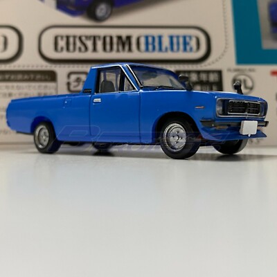 Datsun 12000 Ute GB122 Late Sunny Truck Blue 1/64 Mini Scale
