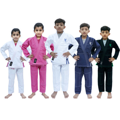 Kids BJJ Gi Children Brazilian Jiu Jitsu Suits Uniforms Kimono MMA Grappling