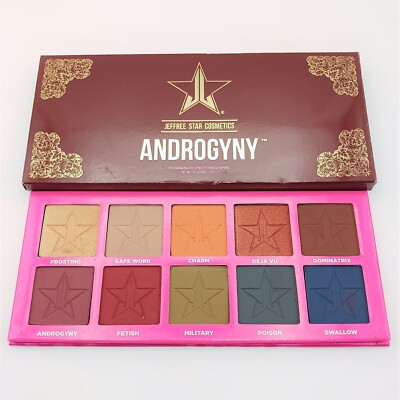 Jeffree Star Cosmetics - Androgyny 10 Pan Eye Shadow Palette - Full Size - NIB