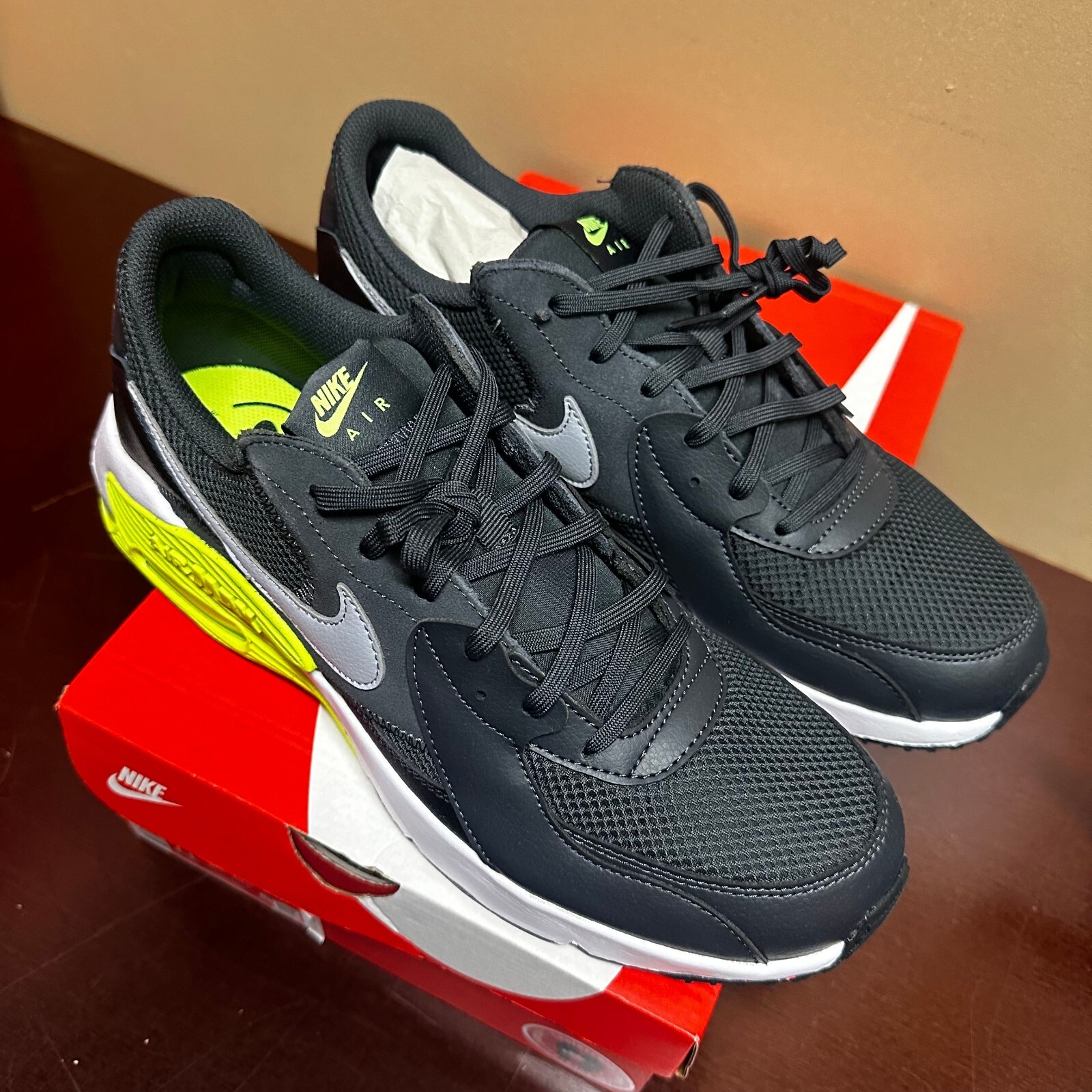 Nike Mens Gray Black Air Max Excee CD4165-016 Athletic
