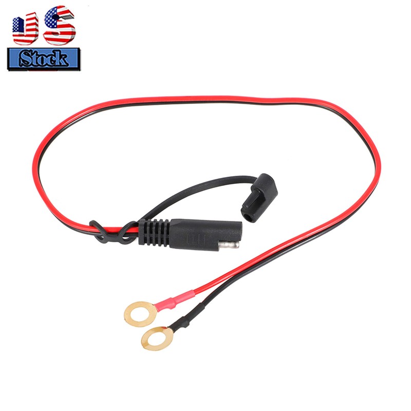 1X BATTERY TENDER QUICK CONNECT CABLE W/ SAE 2 PIN RING TERM