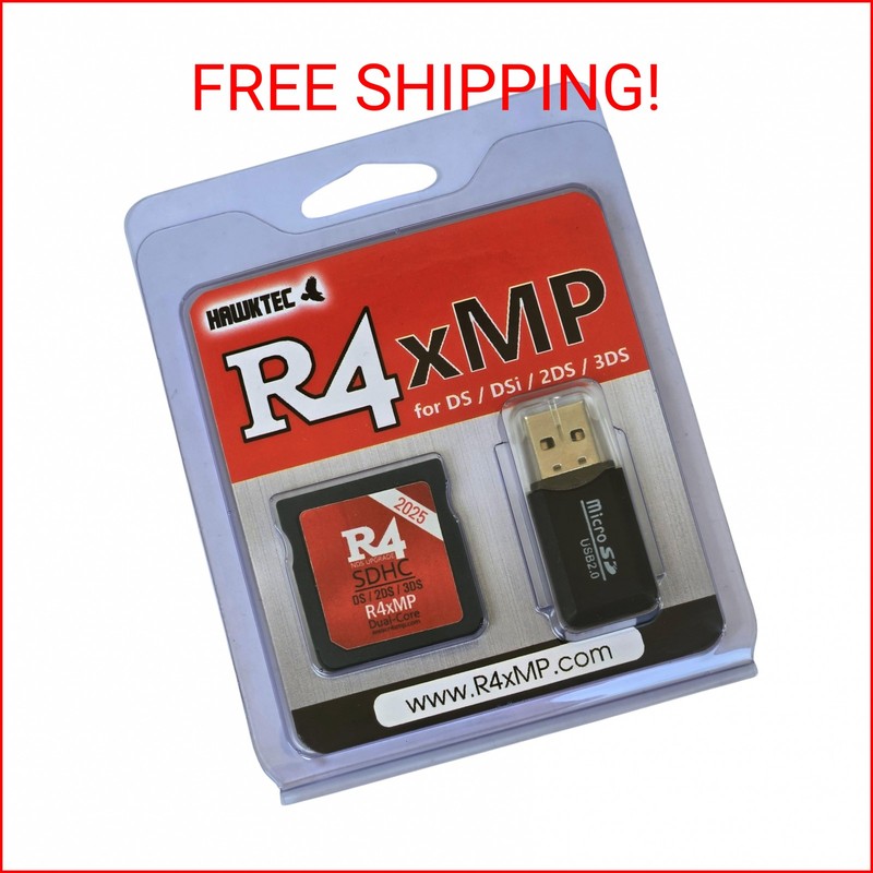 HawkTec R4 2025 R4xMP SDHC Dual Core Update Adapter Memory Card