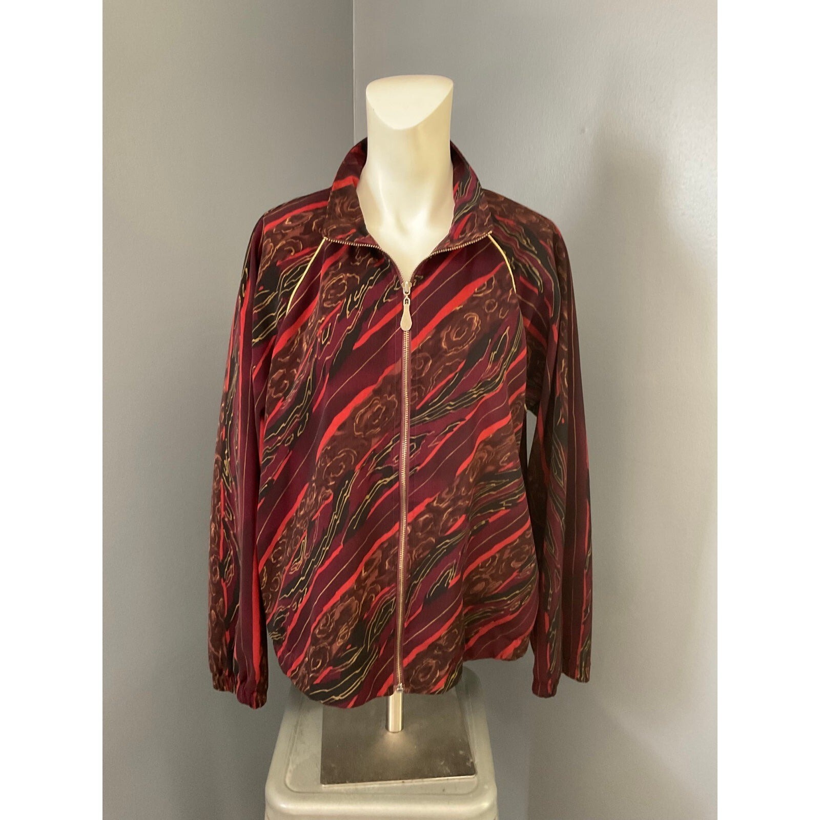 Vintage Teddi jacket Women's Size Large Full Zip 90s | eBay