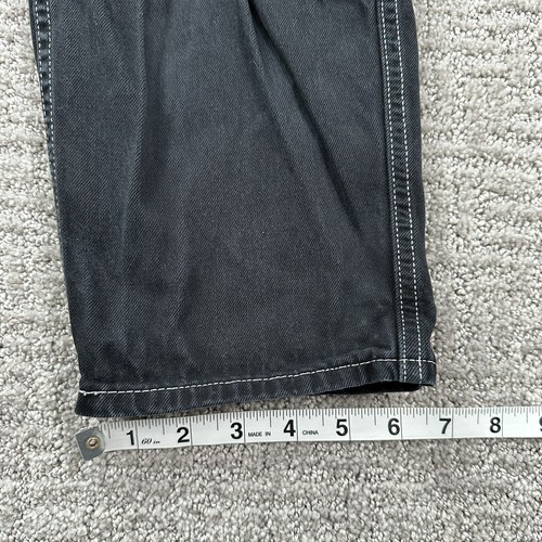 BDG Jean 25 Black Denim Relaxed Skate Cargo Pockets Urban Outfitters Womens