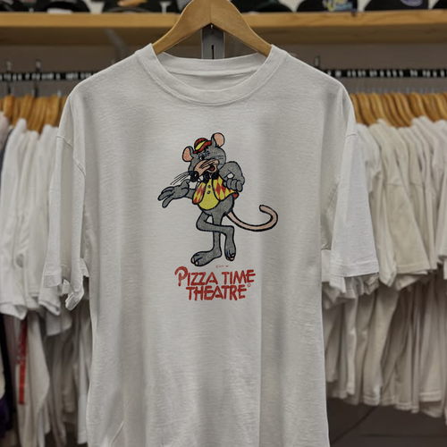 70s Chuck E Cheese Classic T-Shirt White XL