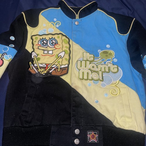 Supreme SpongeBob SquarePants Jeff Hamilton Racing Jacket