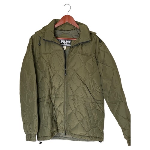 Duckling Brand Yaya Women's Green Quilted Down Jacket Size M
